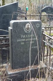Рахлин Дмитрий Михайлович, Москва, Востряковское кладбище